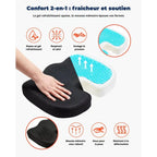 Coussin siège Premium avec gel refroidissant.