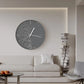 Horloge murale lunaire gris de 50 cm