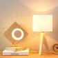 Lampe de chevet LED en bois moderne