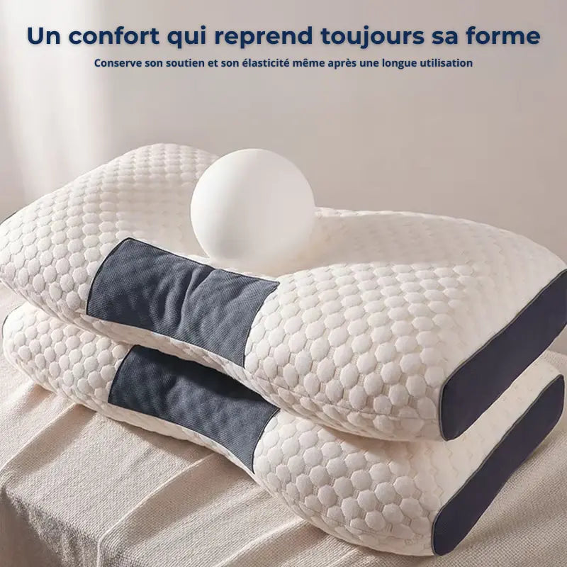 Oreiller cervical ergonomique Soutien & Confort Naturel