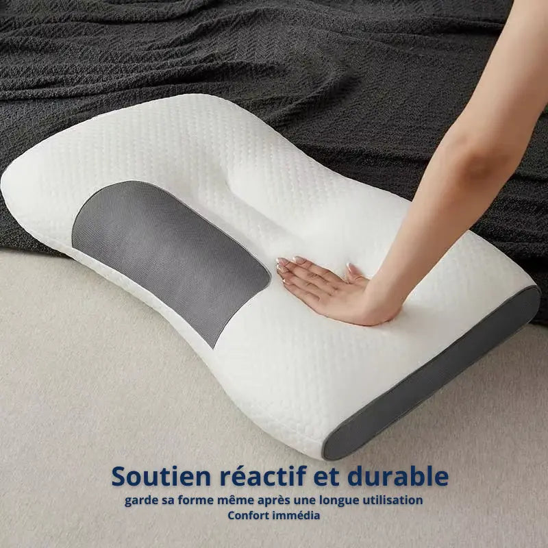 Oreiller cervical ergonomique Soutien & Confort Naturel