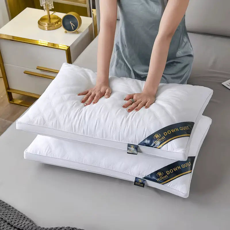 Oreiller cervical épais lavable, confort hôtelier