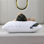 Oreiller cervical épais lavable, confort hôtelier