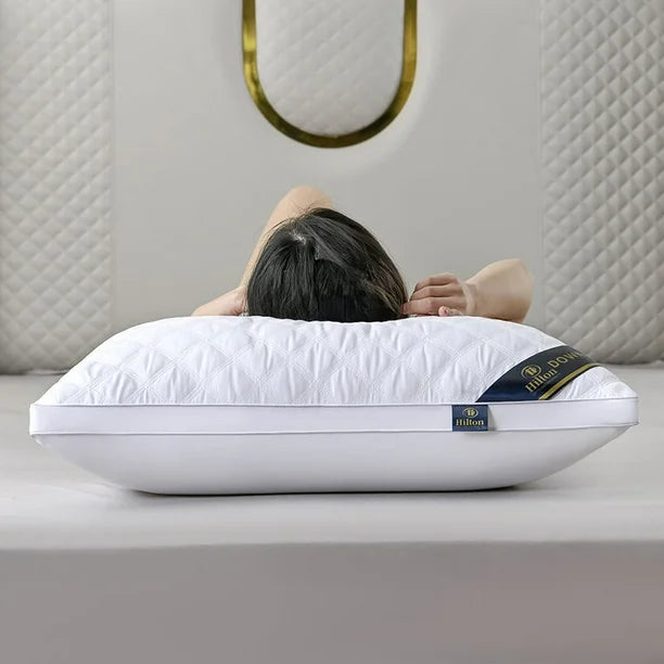 Oreiller cervical épais lavable, confort hôtelier