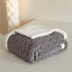 Plaid Sherpa moelleux 150x200