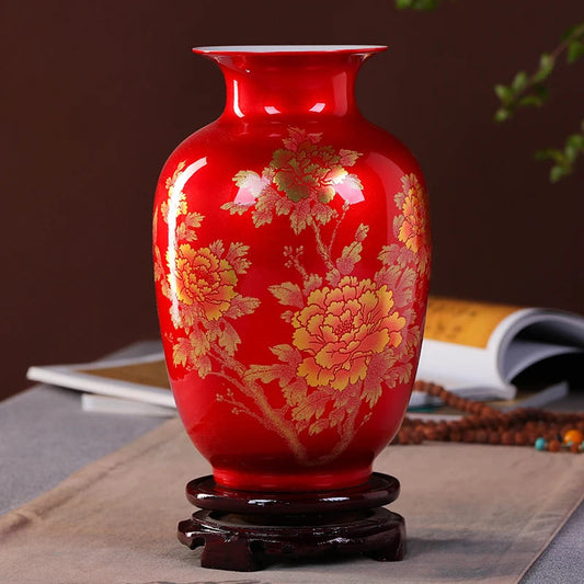 Vase style chinois Jingdezhen